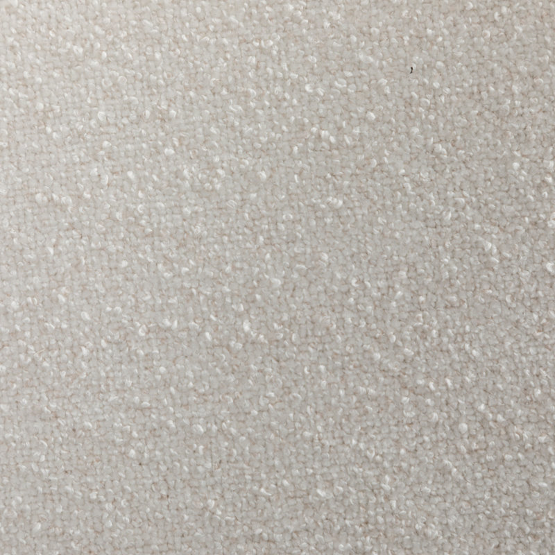 Oliver Modern Armless Office Chair - Cream Boucle Performance Fabric, Cream