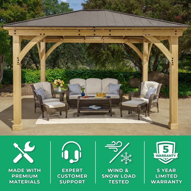 12 ft. x 14 ft. Meridian Gazebo