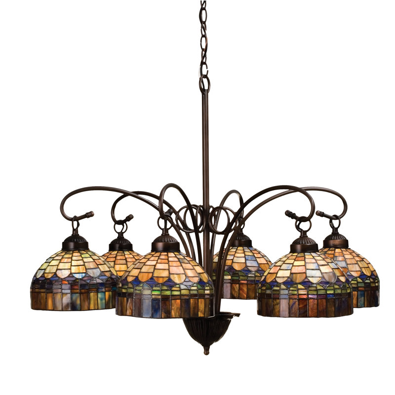 Mattera 6 - Light Dimmable Classic / Traditional Chandelier