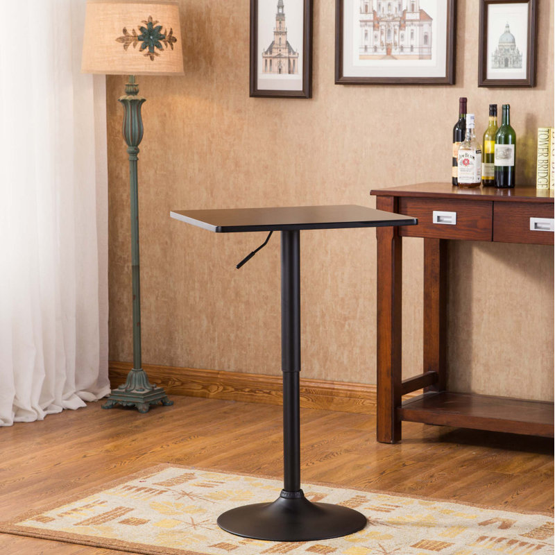Adjustable Metal Bar Table