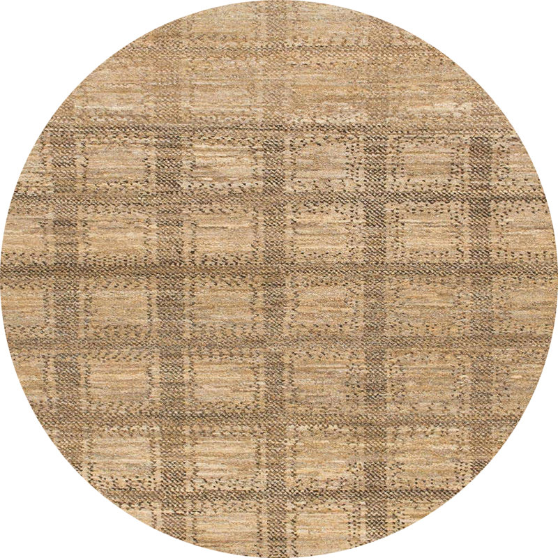 Abstract Indoor Rug, Round 5'