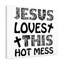 This Hot Mess - Wrapped Canvas Print-1551256578