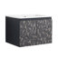 Meuble-lavabo mural 24 po avec lavabo en céramique et porte d'armoire à fermeture en douceur, ensemble KD
