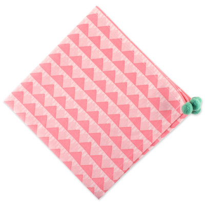 Serviette de 20 po triangles Kenisha