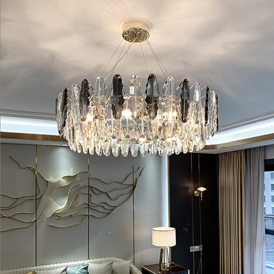 Reese 8 or 10-Light Crystal Chandelier