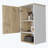 Stylish Medicine Cabinet with Two Internal Shelves and Soft Close System-128554100