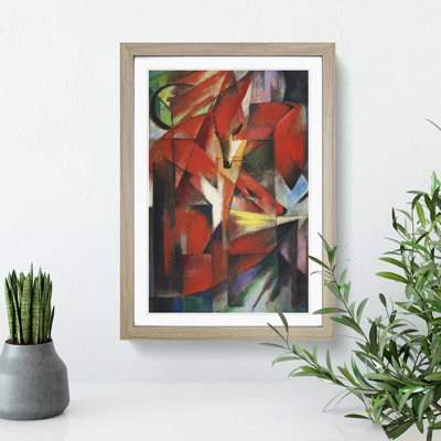 The Foxes Vol.1 by Franz Marc - Picture Frame Painting