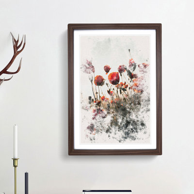 Poppy Flowers - Framed Print