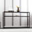 Swanage 50.25'' Glass Top Console Table