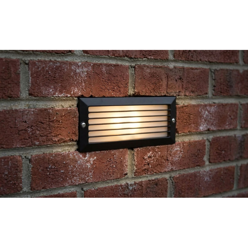 Bricklight Black Metal Step Light, Normal