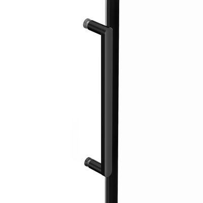 Bathtub Door, 56 - 60 In.W X In.H, 8 Mm Thick Shatterproof Glass, Nano Coating To Avoid Water Related Dirt, Reversible Installation, Black Shower Door Stains,