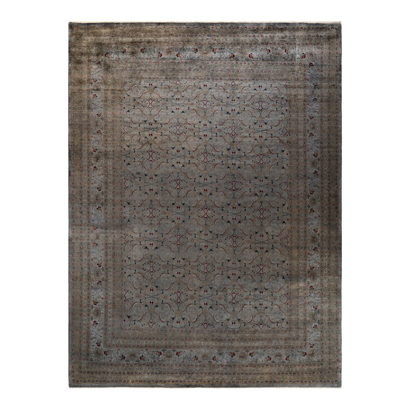 Fine Vibrance One-of-a-Kind 9' 1" X 12' 1" Hand Knotted Area Rug