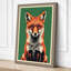 Fox Gaze Modern - Wrapped Canvas-130779330-130779356