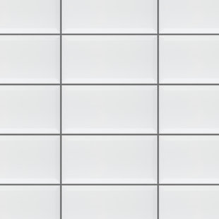 Santorini Biselado 4" x 8" Beveled Ceramic Subway Wall Tile