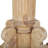Denholme 4 - Person Pine Solid Wood Top Pedestal Dining Set-1035508239-1035508234
