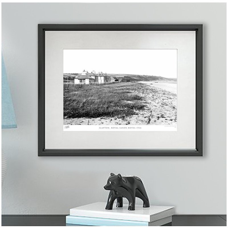 Slapton, Royal Sands Hotel 1924 by Francis Frith - Single Picture Frame Print, 40cm H x 50cm W x 2.3cm D