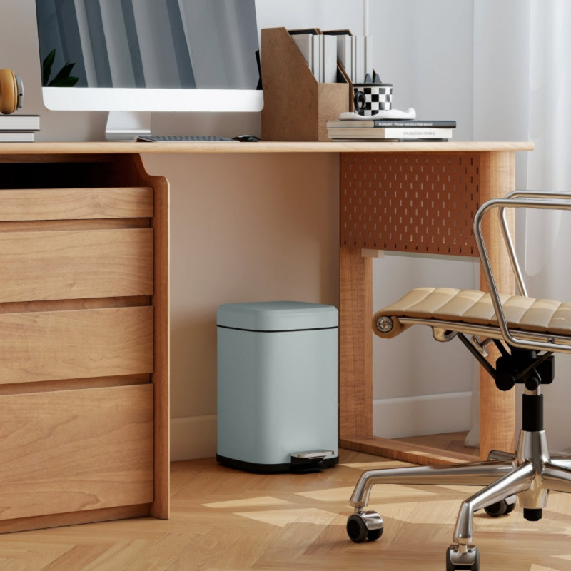 Metal Kitchen Trash Can