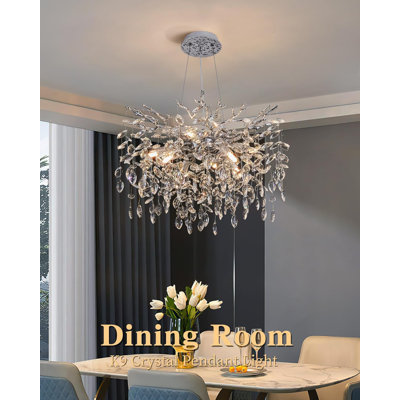 Modern Branch Crystal Chandelier