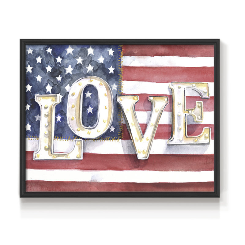 National Anthem Collection A -Framed Print - Restickable, H 11 po x l 14 po, Noir, noir, noir, noir