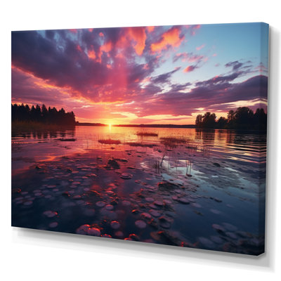 Reproduction d'art sur toile, "Sunset Silent Retreat"