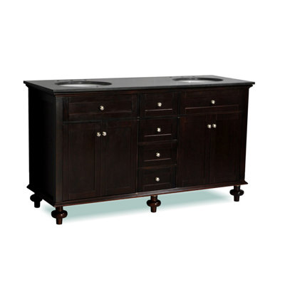 Ensemble de meuble-lavabo double 60 po Daveen