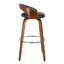 Maxime Swivel Upholstered Counter Stool with Solid Wood Frame-70698706-70698705