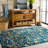 Msrw Floral 192 Performance Machine Washable Floral Rug-111662595
