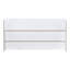 Grand lit Sahas en blanc