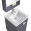 Ensemble de meuble-lavabo simple 20 po Saimah-688119430-688119429
