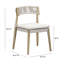 Cletta Premium All-Weather Wicker Outdoor Dining Side Chair with Cushion