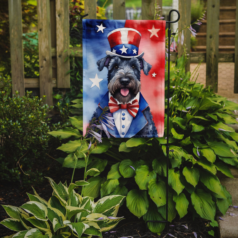 Drapeau patriotique du jardin américain, Kerry Blue Terrier