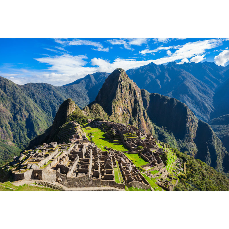Machu Picchu - Photographie sur toile tendue, H 12 po x l 18 po