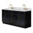 Thornaby 72'' Solid Wood Double Bathroom Vanity with 1.5'' Carrara Marble Top-1450193135