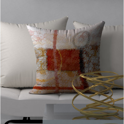 Housse de coussin décorative carrée fraîcheur somptueuse/insert