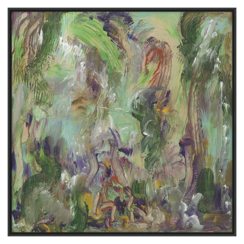 Edgewood Print, 46" H x 46" W, Black