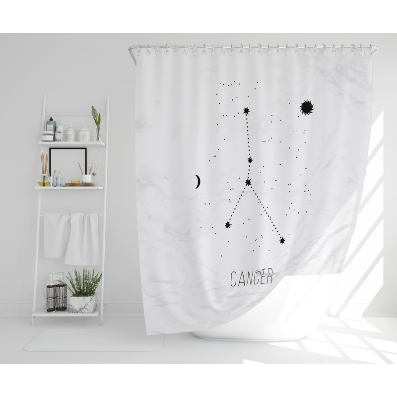 Isau Polyester Shower Curtain Set