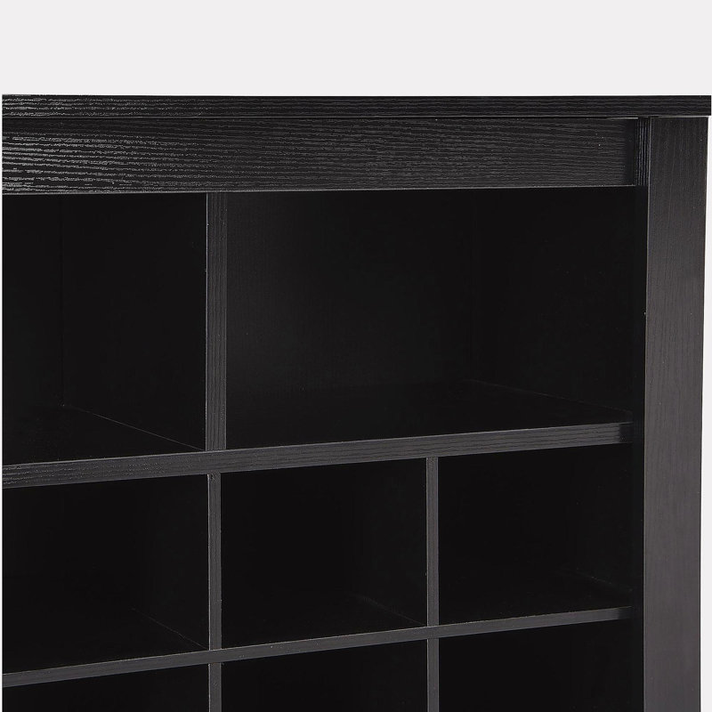 Console à chaussures, armoire à chaussures moderne avec base incurvée, buffet polyvalent pour couloir, chambre à coucher, salon
