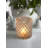 3.5'' H Glass Tabletop Tealight Holder