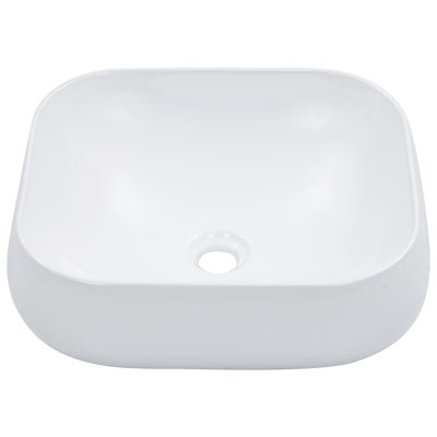 Belfry Bathroom Woodleigh 445mm L x 395mm W Ceramic Square Sink