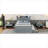 Platform Bed Neutral Gray Wooden Full Size Extendable Bed with Trundle, Built-in Outlets and Storage for Residential Bedroom-1680587791