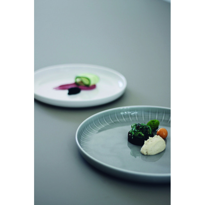 Joyn Porcelain Dinner Plate, White