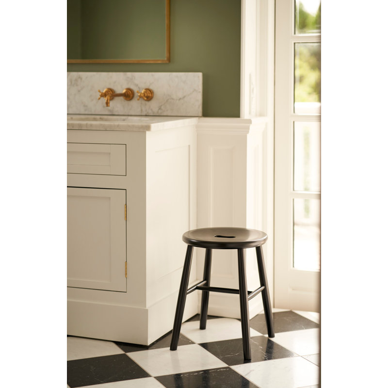 J27 Accent Stool, Jet Black
