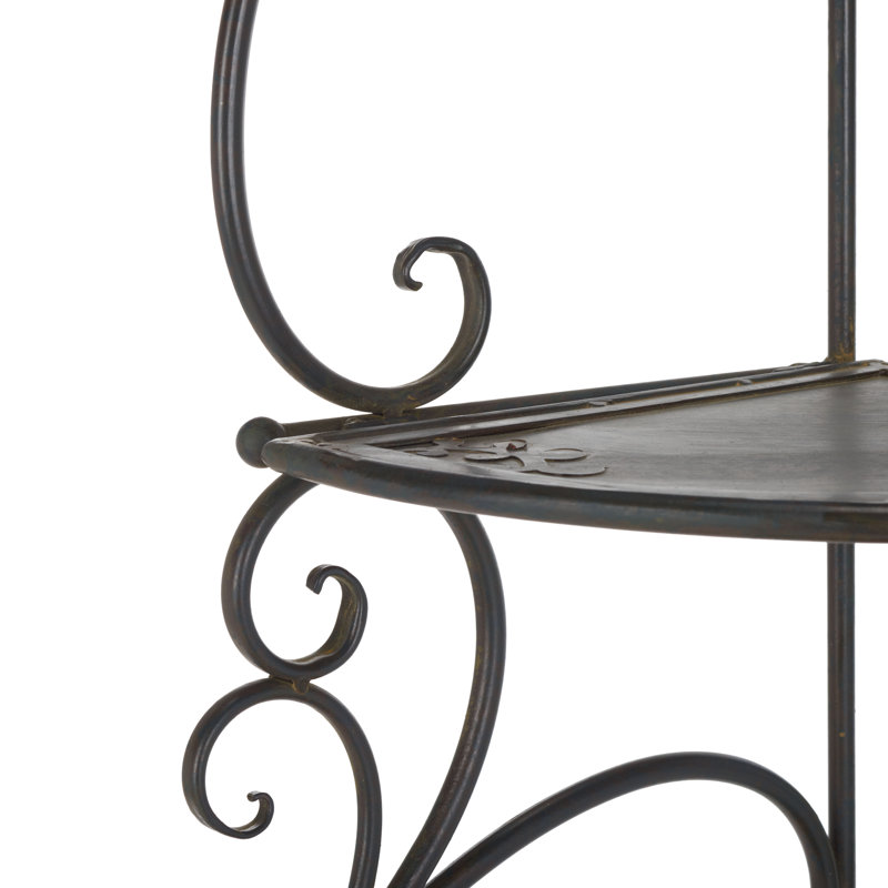 Vannesa Plant Stand 4 Tier, Antique Black