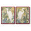 Floral Egret I-Premium, reproduction encadrée prête à accrocher - aucun clou requis - aucun clou requis-1636789459-1636789460