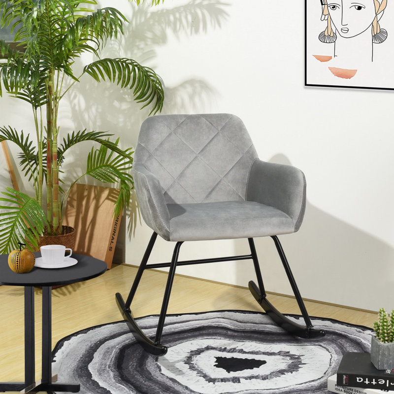 Septimus Rocking Chair, Gray