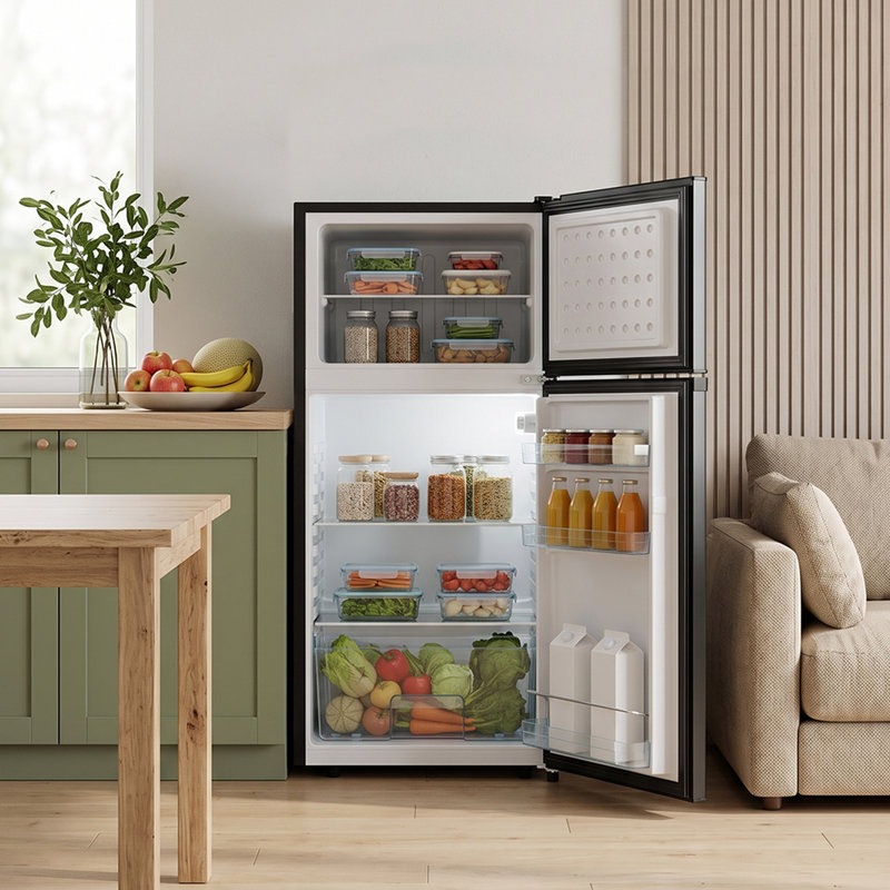 Living And Home Freestanding Mini Fridge, null