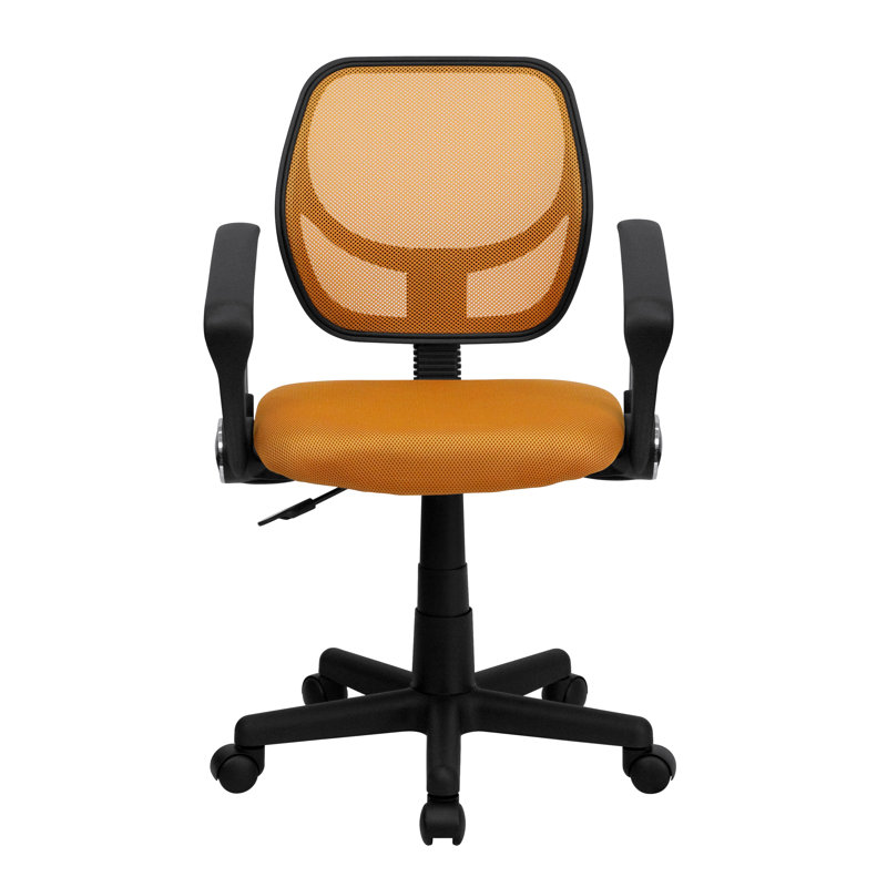 Chaise de bureau Wayfair Basics®, Orange, Inclus