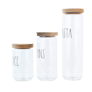 June Heart 4OZ Glass Spice Jars Set with Bamboo Lids