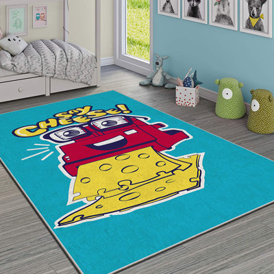 Luxurious Area Rug (4 ft x 6 ft), 100% Polyester, 740 g/m² | Non-Slip Felt Dot Underside, Laminated Sponge for Comfort | Antibacterial, Easy to Clean, Machine Washable at 86°F | Perfect for Living Room & Bedroom Décor