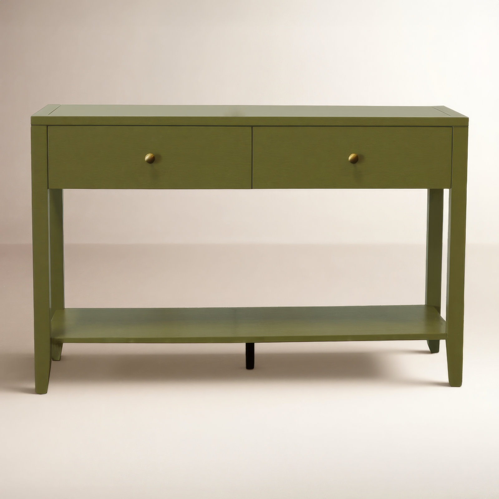 Gracie 48" Console Table, Olive Green
